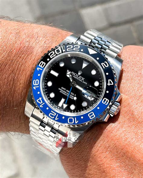 dimensioni rolex batman|rolex gmt master 2 batman.